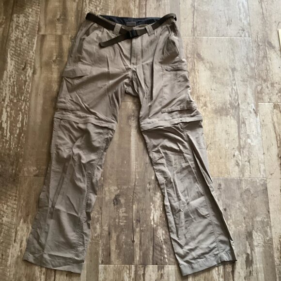 Columbia Omni-shade Sun Protection Khaki Convertible Pants Men’s 32x32 - Picture 1 of 8